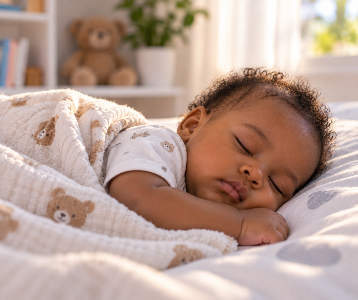 Baby sleeping during a short nap
