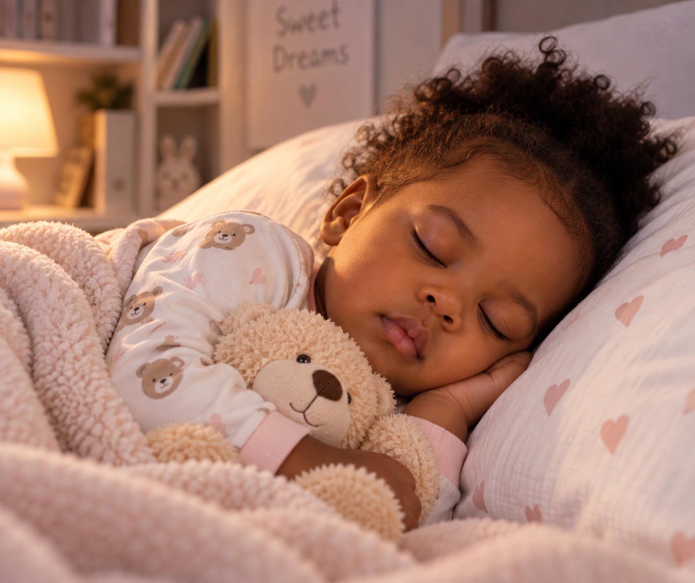 Toddler sleeping peacefully